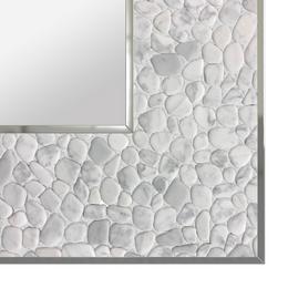 White stone glittered mirror