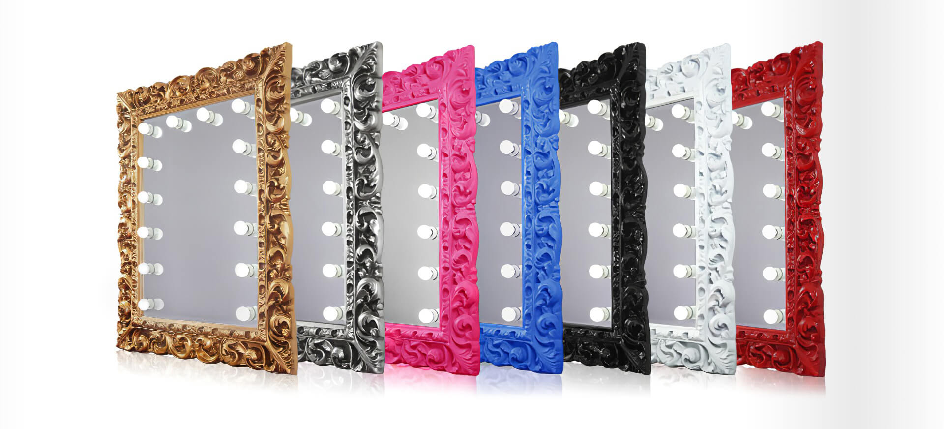 A mirror completing the looks