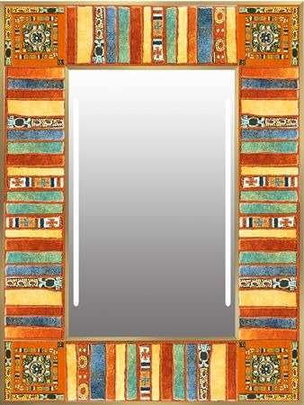 Lighted vanity mirror