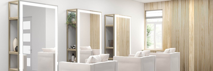 Revlon chooses LED lighted mirrors