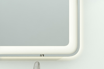 Mirrors with LED light built in