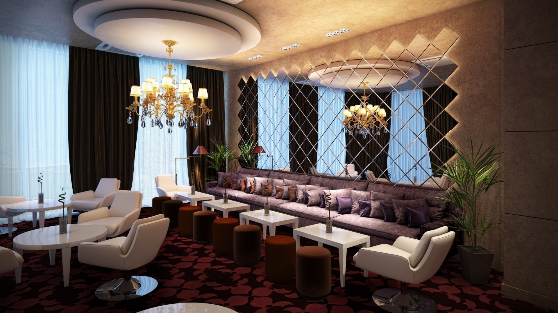 Deco Modula by Grand Mirrors installed in a wall